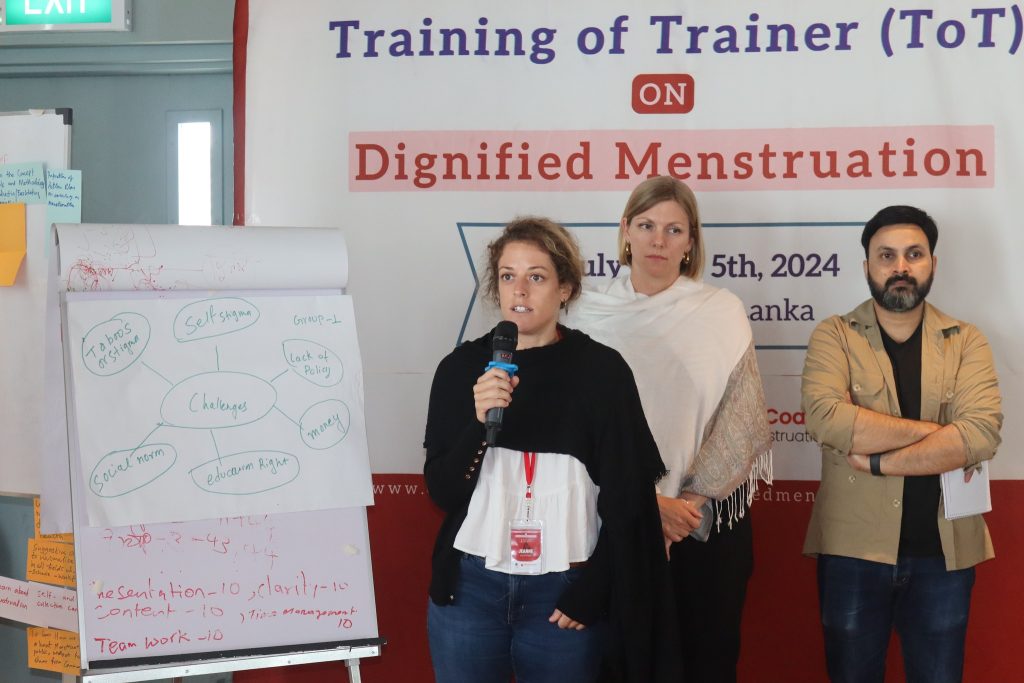 Training of Trainers on Dignified Menstruation