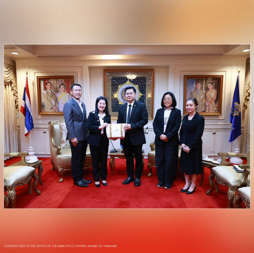 DAP Director’s visit Courtesy visit to the Office of the Narcotics Control Board of Thailand
