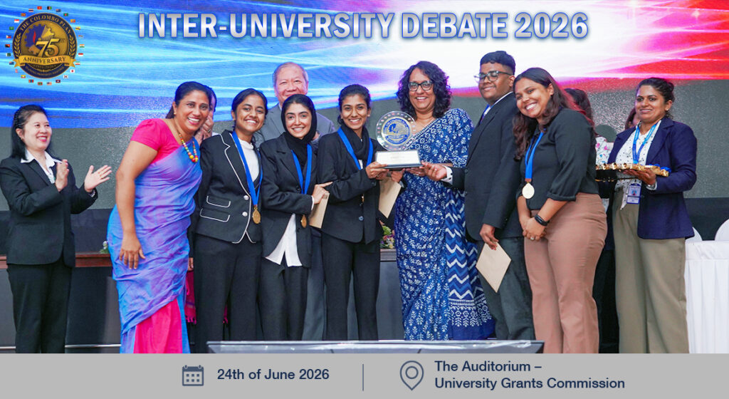 The Colombo Plan 75th Anniversary Inter-University Debate 2026​